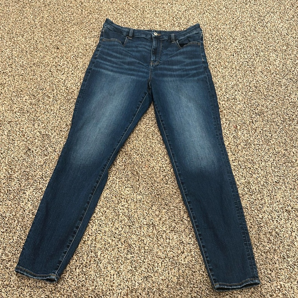 American eagle Curvy high rise jeggings long length!